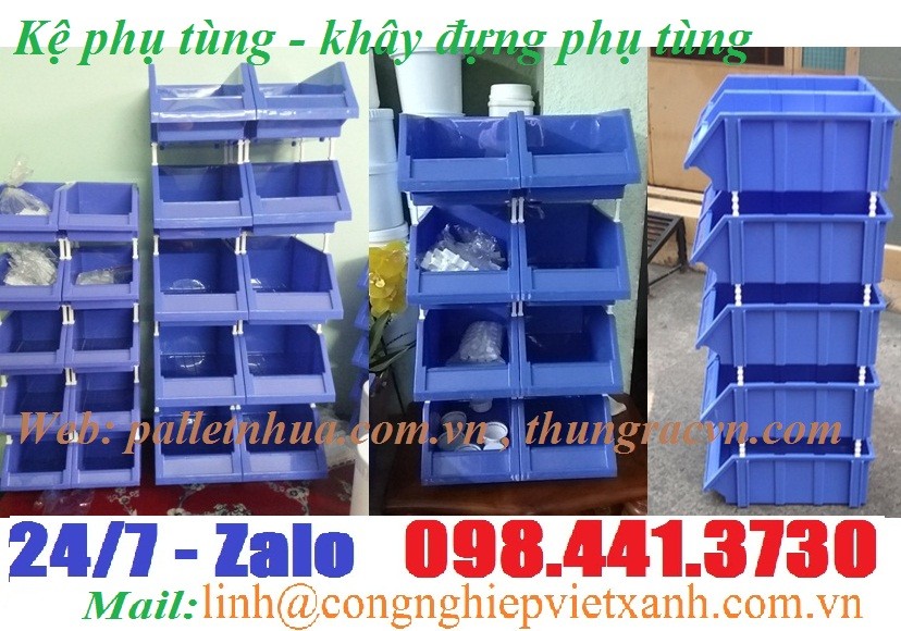 Kệ dựng linh kiện điện tử, kệ nhựa phụ tùng, khây nhựa linh kiện, khây nhựa kệ p-image-2