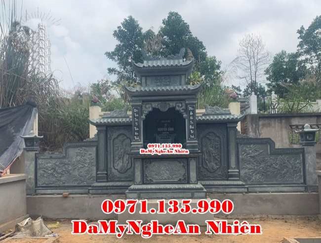 Lâm Đồng Bán mẫu nghĩa trang lăng mộ gia tộc đá song thân đẹp tại Lâm Đồng-image-2