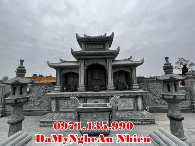 Lâm Đồng Bán mẫu nghĩa trang lăng mộ gia tộc đá song thân đẹp tại Lâm Đồng-image-5