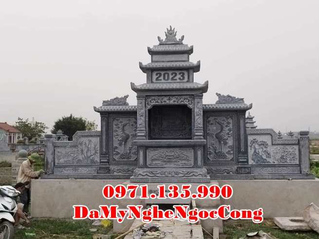 Bình Dương Bán mẫu nghĩa trang lăng mộ gia tộc đá gia đình đẹp tại Bình Dương-image-3