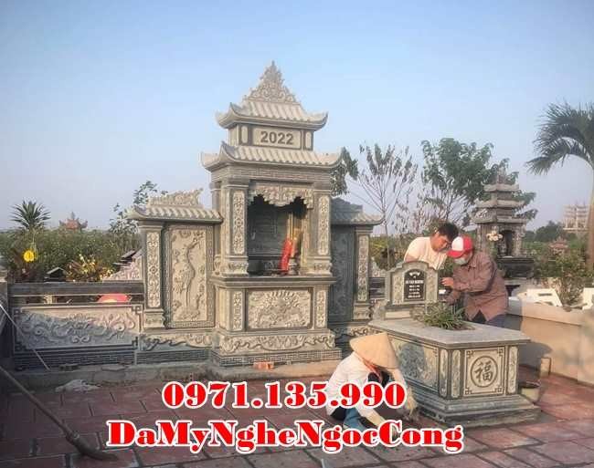 Tây Ninh Bán mẫu nghĩa trang khuôn viên lăng mộ gia tộc đá đẹp tại Tây Ninh-image-5