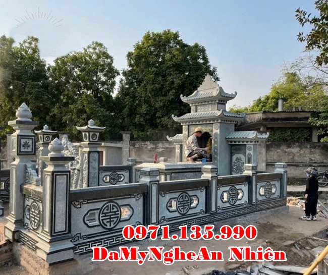 Lâm Đồng Bán mẫu nghĩa trang lăng mộ gia tộc đá song thân đẹp tại Lâm Đồng-image-3