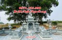 Tây Ninh Bán mẫu nghĩa trang khuôn viên lăng mộ gia tộc đá xanh rêu đẹp tại Tây