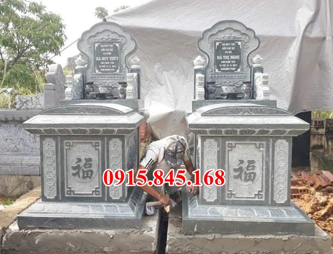 mẫu mộ đá thờ mộ bán kiên giang, mộ đơn giản để tro cốt 347-image-3