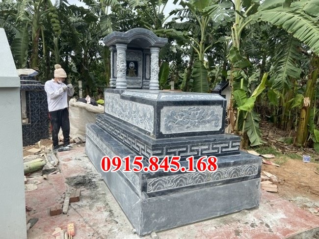 mẫu mộ đá thờ mộ bán kiên giang, mộ đơn giản để tro cốt 347-image-2