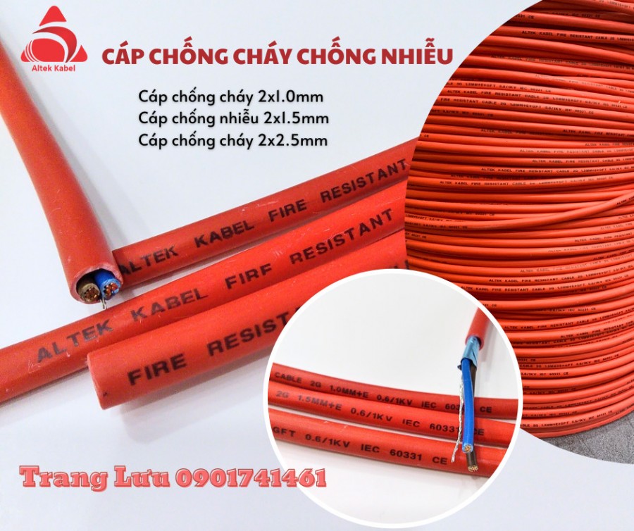 Dây dẫn chống cháy 2 ruột (chống cháy chống nhiễu)-image-3