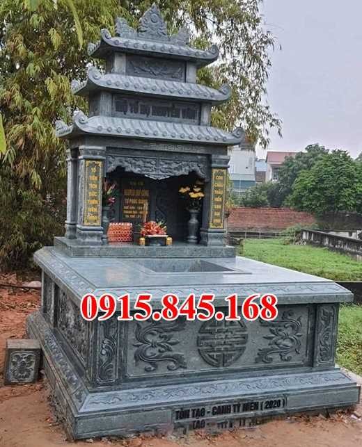 mẫu mộ đá xanh đẹp bán đắk lắk, mộ đơn giản đá trắng 3473-image-5