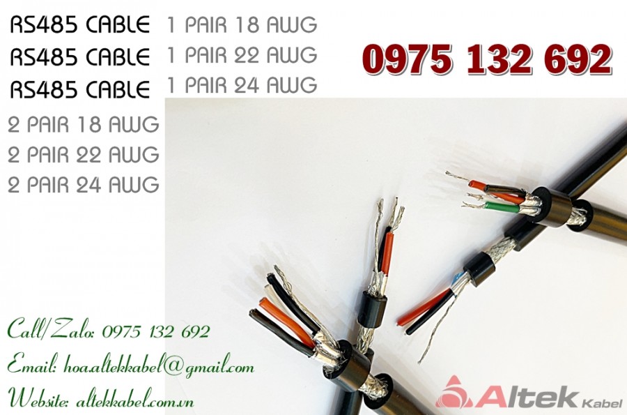 Cáp tín hiệu RS485 hai lớp chống nhiễu Altek Kabel-image-5