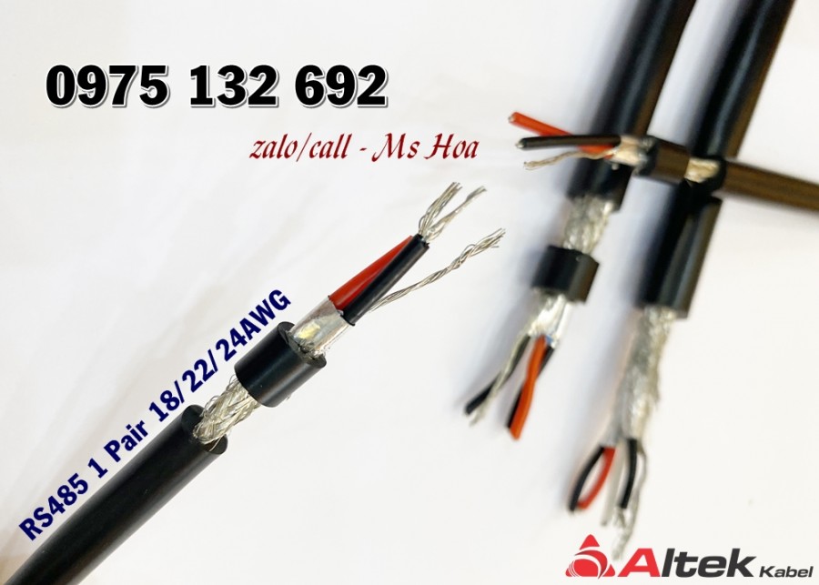 Cáp tín hiệu RS485 hai lớp chống nhiễu Altek Kabel-image-2