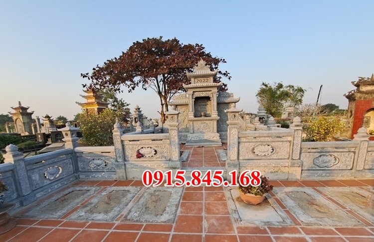 mẫu lăng mộ đá mộ ông bà bán gia lai, song thân 0099-image-2