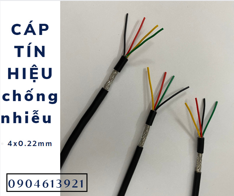 Cáp tín hiệu chống nhiễu 2x0.22mm/4x0.22mm/6x0.22mm-image-3