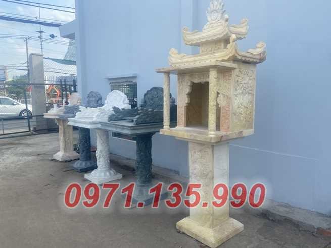 Khánh Hoà mẫu bàn thờ thiên đá đẹp - mẫu miếu cây hương ngoài trời bằng đá bán K-image-5