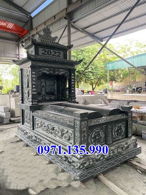 Cà Mau mẫu mộ đá đẹp - Mẫu mộ đôi bằng đá đẹp bán tại Cà Mau - Cà Mau mẫu mộ đá-image-5