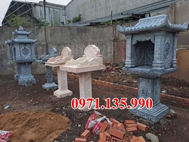 Khánh Hoà mẫu bàn thờ thiên đá đẹp - mẫu miếu cây hương ngoài trời bằng đá bán K-image-2
