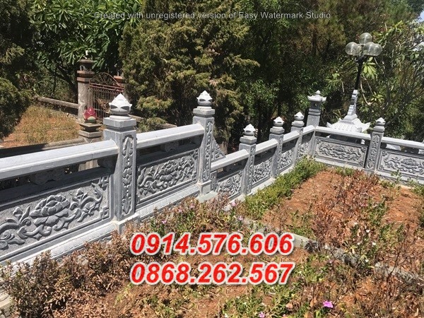 mẫu tường bao hàng rào đá xanh đẹp bán bà rịa vũng tàu, nhà mồ đìn-image-3