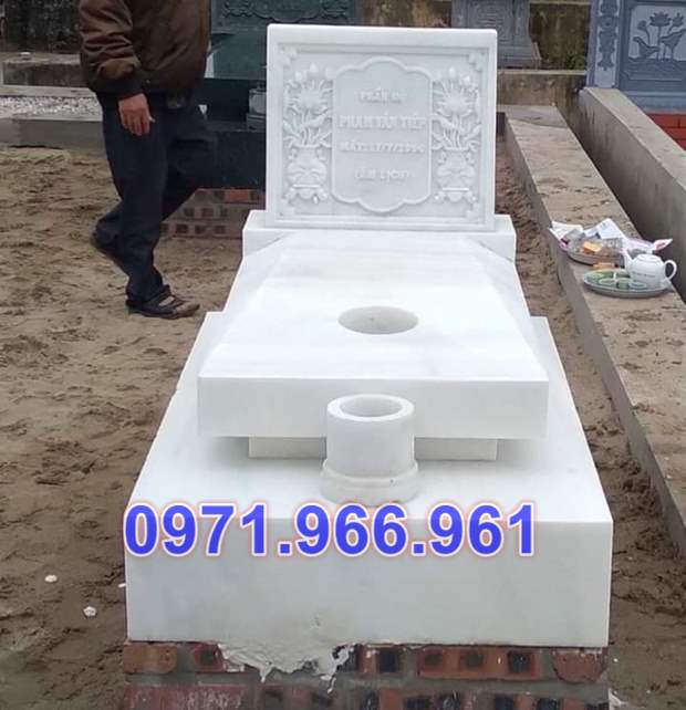 mẫu mộ đá đôi xanh đá đôi nhà mồ bán quảng ngãi, ông bà bố mẹ 235-image-3