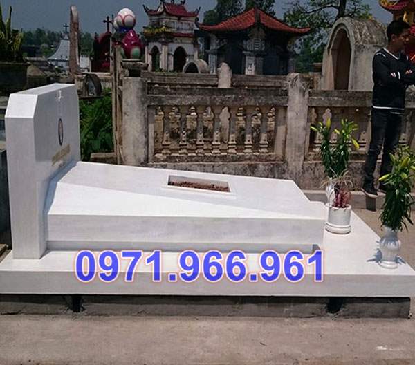 342 lắp đặt mộ đá đôi xanh bằng đá đôi đẹp bán nam định, ông bà bố mẹ-image-3