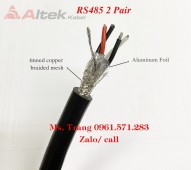 Cáp RS485 chống nhiễu 2 lớp lõi xoắn từng cặp hiệu Altek Kabel