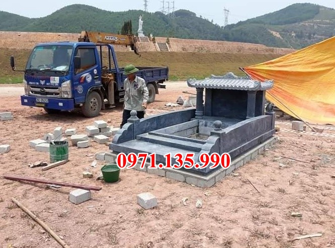 Mẫu mộ đá liền ngôi bằng đá đẹp - Mẫu mộ đá anh em bằng đá đẹp-image-3