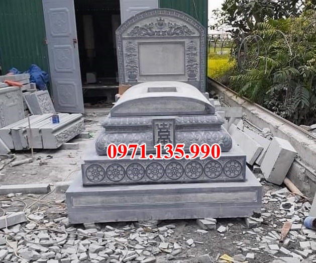 Mẫu mộ đá bố mẹ đẹp bán tại Ninh Bình - Mẫu mộ đá để tro hài cốt đẹp bán tại Nin-image-3