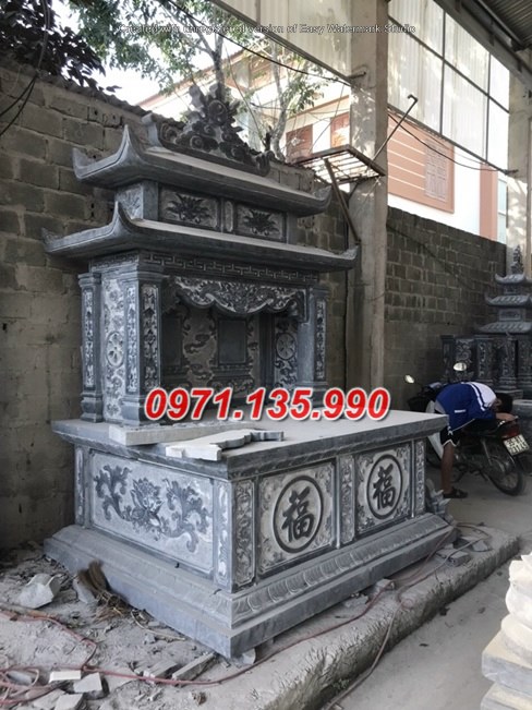 Mẫu mộ đá đôi đẹp bán tại Ninh Bình - Mẫu mộ đá đơn giản đẹp bán tại Ninh Bình-image-3