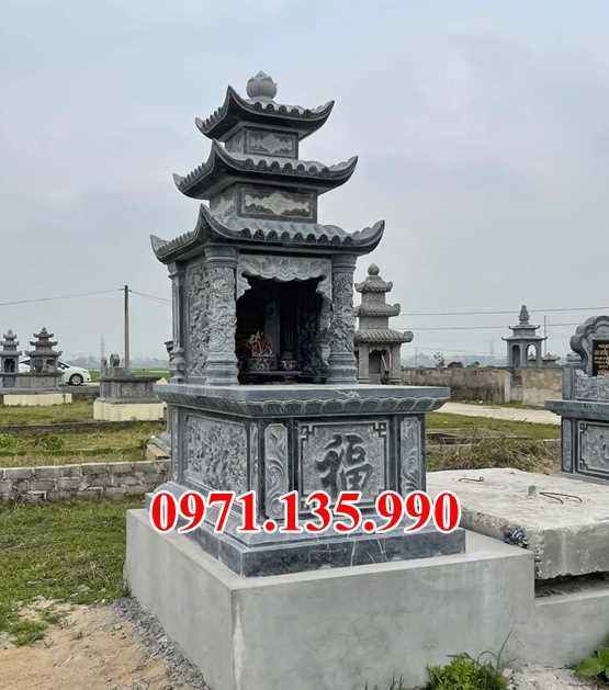 Mẫu mộ đá hung táng đẹp bán tại Ninh Bình - Mẫu mộ đá hoả táng-image-3