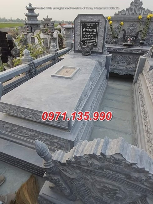 Mẫu mộ đá cao cấp đẹp bán tại Ninh Bình - Mẫu mộ đá nguyên khối đẹp bán tại Ninh-image-2