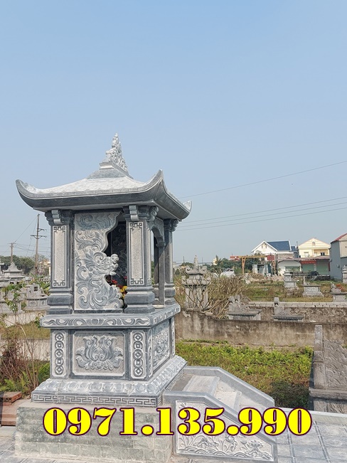 37- Hà Nội mẫu Am thờ đá có mái đẹp bán tại Hà Nội - Am lăng mộ-image-3