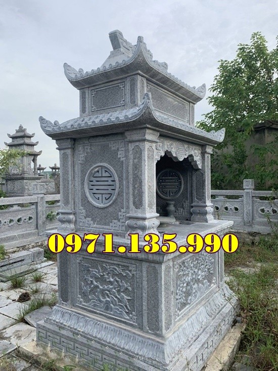 37- Hà Nội mẫu Am thờ đá có mái đẹp bán tại Hà Nội - Am lăng mộ-image-5