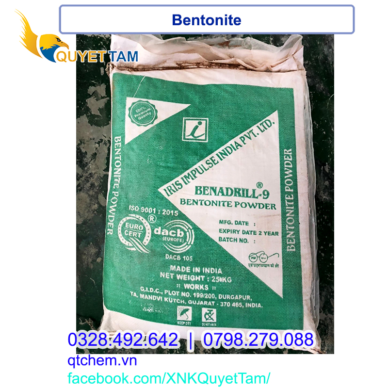 Bột Đất Sét Bentonite Ấn Độ, 25kg/bao tại BRVT-image-3, Kevin Nguyen