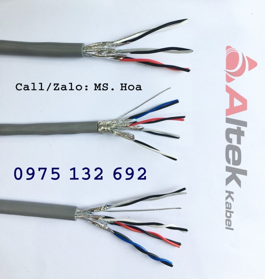 Cáp tín hiệu 16/18/20/22AWG vặn xoắn chống nhiễu lưới và phôi nhôm-image-2