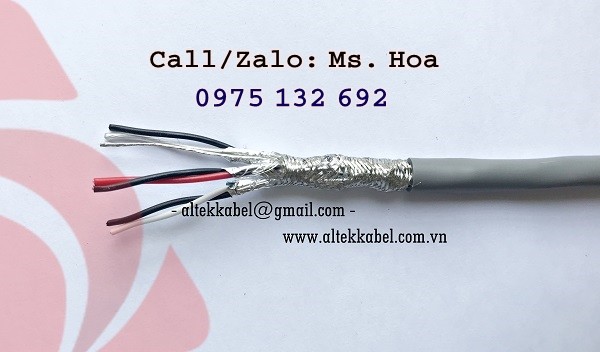 Cáp tín hiệu 16/18/20/22AWG vặn xoắn chống nhiễu lưới và phôi nhôm-image-5