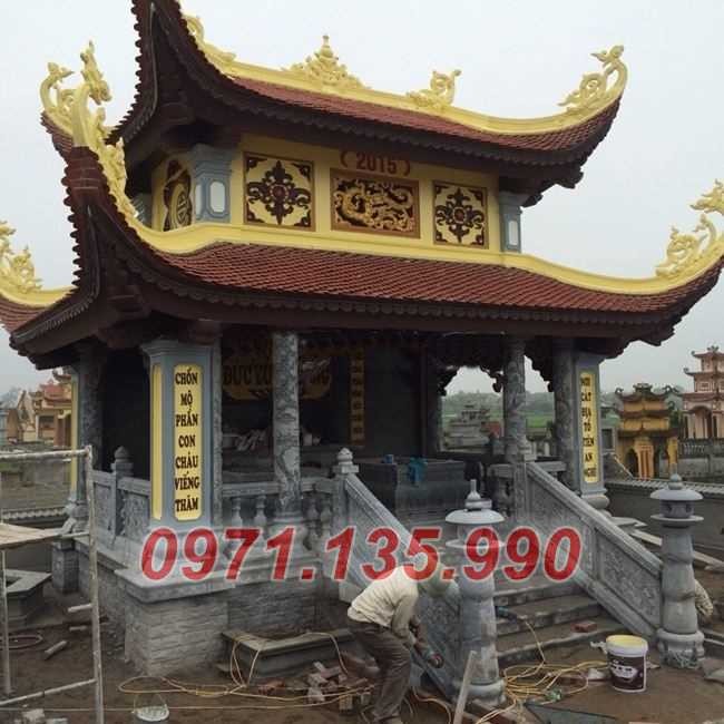 Long An Mẫu lăng mộ đá song thân đẹp bán tại long an, gia đình dòng họ-image-5