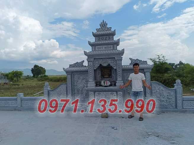 Long An Mẫu lăng mộ đá mỹ nghệ đẹp bán tại long an, gia đình dòng họ-image-3