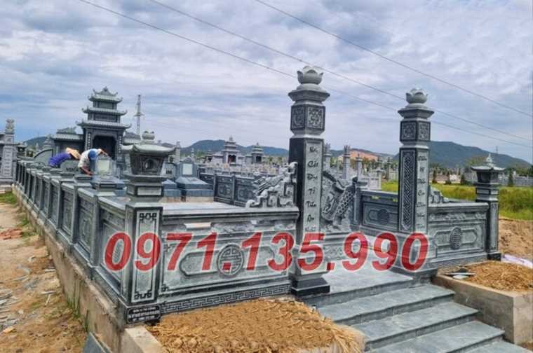 Long An Mẫu lăng mộ đá quây đẹp bán tại long an, gia đình dòng họ-image-2
