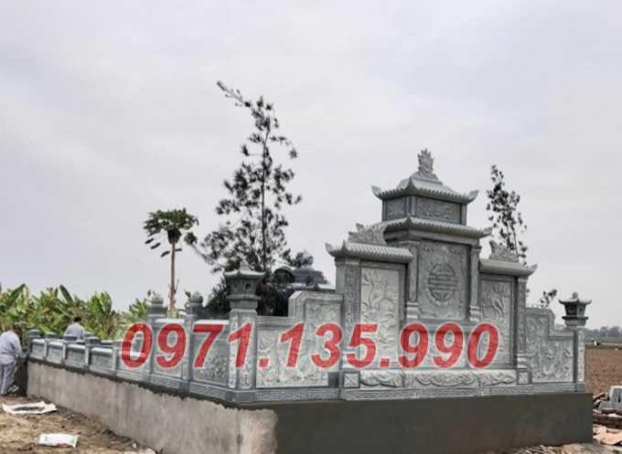 Long An Xây, lắp đặt sẵn mẫu lăng mộ đá đẹp bán tại long an, gia đình dòng họ-image-3