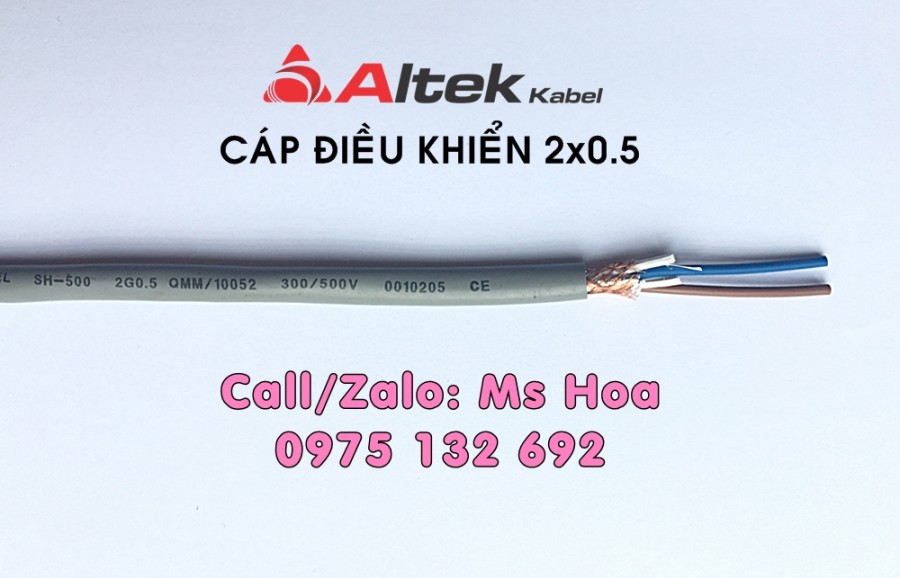 Cáp điều khiển 2x0.75 không lưới, có lưới chống nhiễu cho công trình-image-3