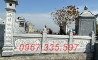 28 Mẫu lan can đá xanh bán tại Bình Phước - Mẫu hàng rào đá nghĩa trang