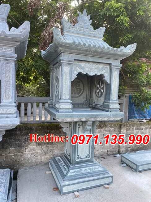 Quảng Ninh mẫu cây hương thờ đá xanh đẹp bán tại Quảng Ninh - Xây, Lắp Đặt-image-3