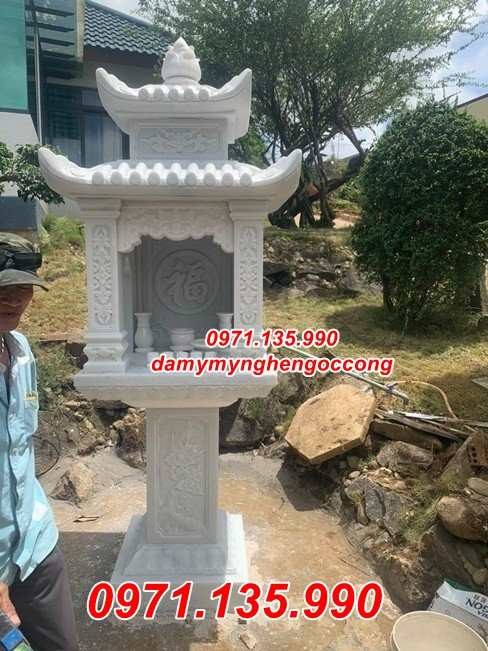 Quảng Ninh mẫu cây hương thờ đá xanh đẹp bán tại Quảng Ninh - Xây, Lắp Đặt-image-2