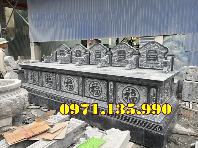 98- Mẫu mộ đôi bằng đá đẹp bán tại Hưng Yên - mộ đôi đá tự nhiên-image-3