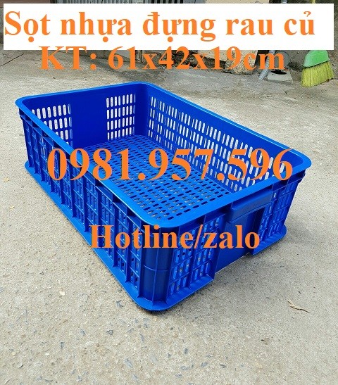 Sọt nhựa đựng rau củ, sọt nhựa đựng hàng trong siêu thị-image-2