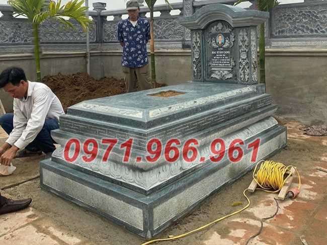 mẫu mộ tam cấp đá đôi nghĩa trang bán thanh hoá, phu thê 362-image-5