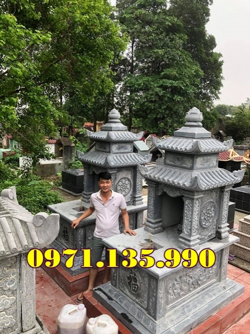 57- Mẫu mộ đá tự nhiên nguyên khối đẹp bán tại Vũng Tàu - mộ đá liền ngôi-image-2