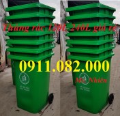 Thùng rác nhựa tại tiền giang- Cung cấp số lượng thùng rác 120l 240l 660l giá rẻ