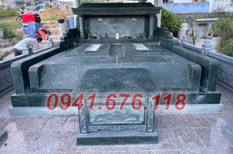 Sơn La Mẫu mộ bằng đá đẹp bán - mộ đá đôi mộ đơn gian-image-5