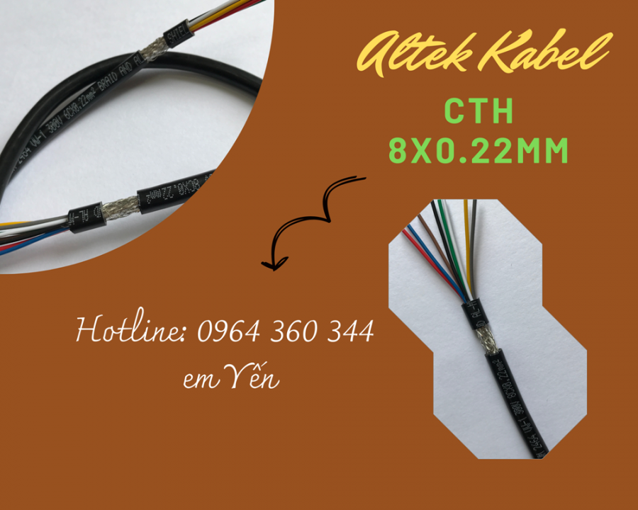 Dây tín hiệu chống nhiễu 2 4 6 8x0.22 Altke Kabel-image-3