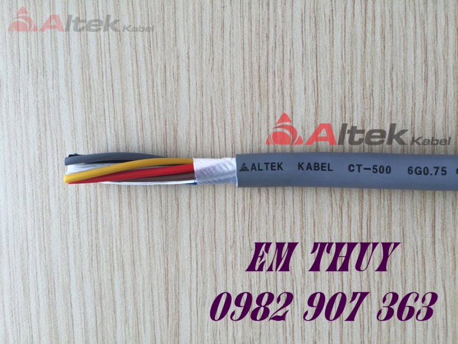 Cáp điều khiển 6 lõi 6x0.5, 6x0.75, 6x1.0, 6x1.5 không chống nhiễu, có lưới chốn-image-5