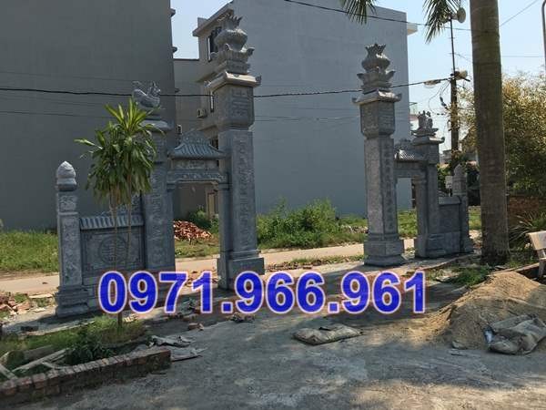 mẫu cổng đá đẹp bán kon tum – cổng tam quan, tứ trụ-image-2