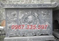 47 mẫu bàn lễ đá nhà mồ bán tại Gia Lai - Mẫu bàn lễ bằng đá trắng đẹp
